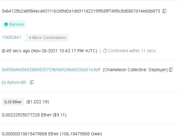 Chameleon_NFT's tweet photo. The tank top raffle has been drawn and paid out. Next week we have the poker tournament for any one with a poker chip trait. https://t.co/p038VlKiwM