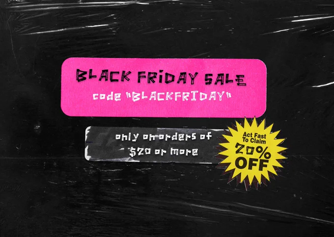 ⚡️STORE OPEN until Dec 14th!⚡️

New prints and buttons, plus leftover stock on a few other things- Sale only until the 28th!

https://t.co/dKJYwf5122 