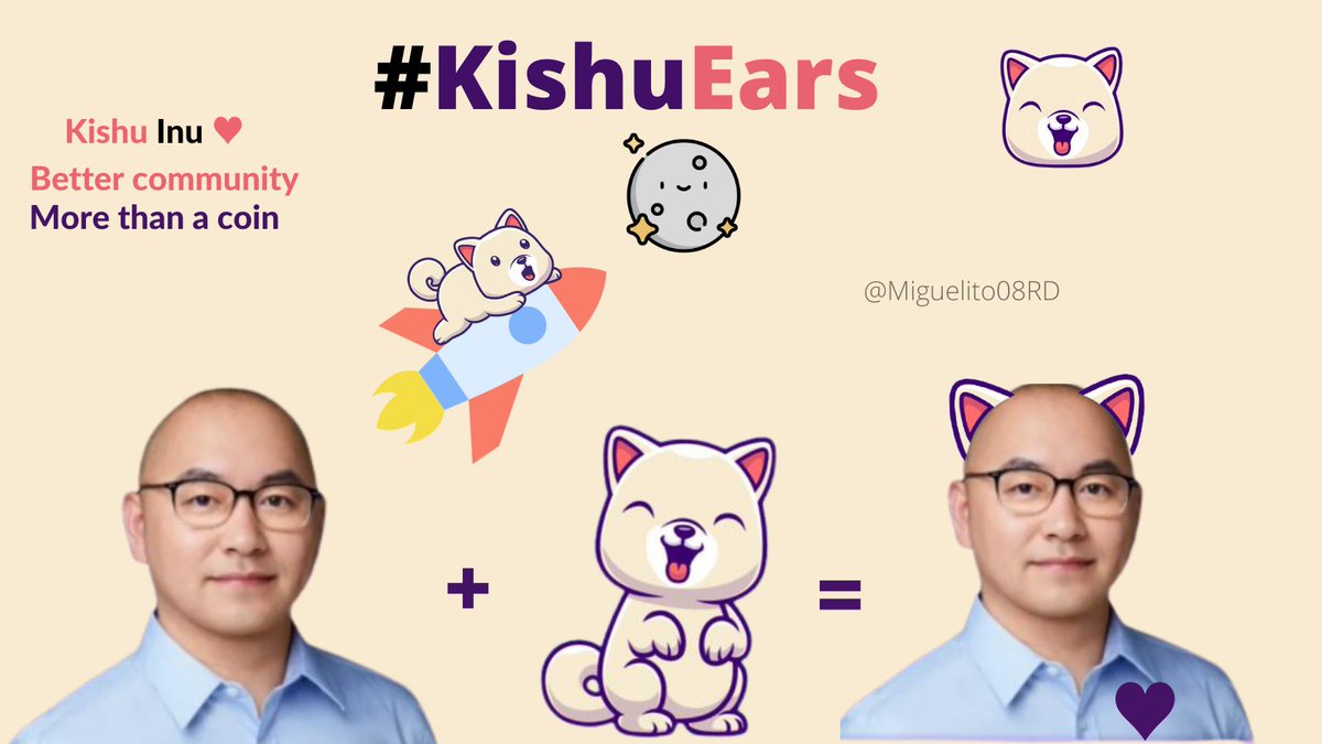#KishuEars <a href="/Alex_Hotbit/">Alex</a> With your retweet you would help me win a gift, but at the same time you also support this powerful community ♥! <a href="/InuKishu/">Kishu Inu</a>  #Kishu $Kishu $Kishu
