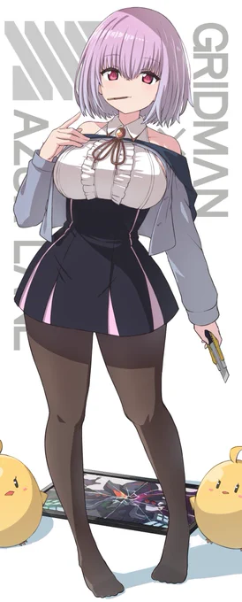 アニメ塗り練習 新条アカネ #アズールレーン 