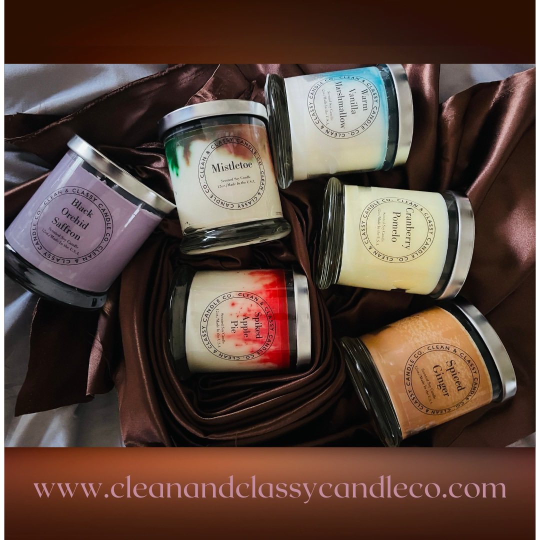 classycandle's tweet photo. I need a #blackownedbusiness thread today!! If you are seeing this please share. @classycandle  Clean &amp; Classy Candle Co. is a top supplier for all natural handmade candles if you love great smelling candles you won’t be disappointed!  https://t.co/TvOgRenFz6 https://t.co/bpQuu3NNvK