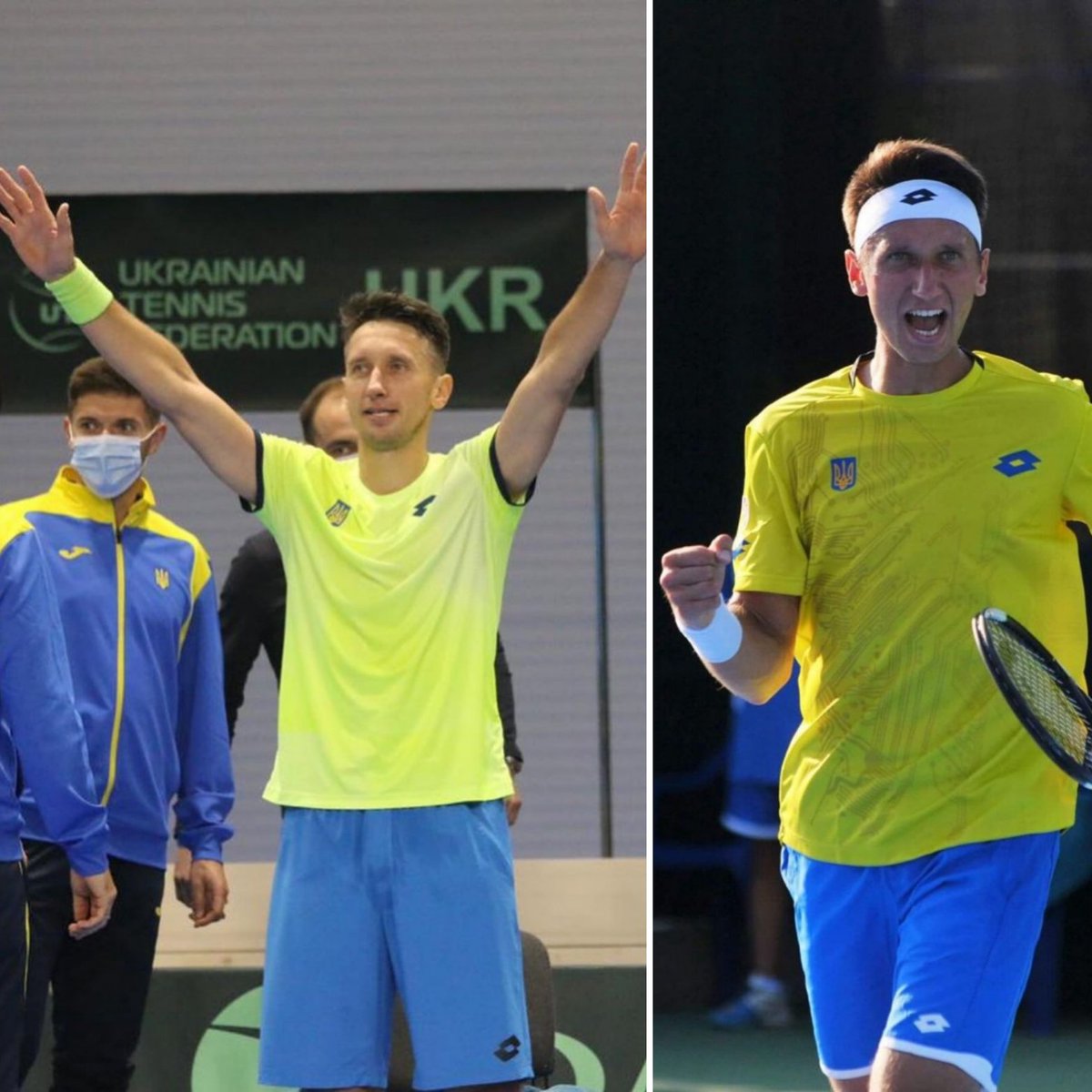 davaysasha's tweet photo. thank you @Stako_tennis for team Ukraine 🇺🇦🎾 in 10years! and good luck today💪💪💪 make your day🙏🙏🙏
#stako #teamukraine #tennis #DavisCup #ukraine https://t.co/ceqXisE08C
