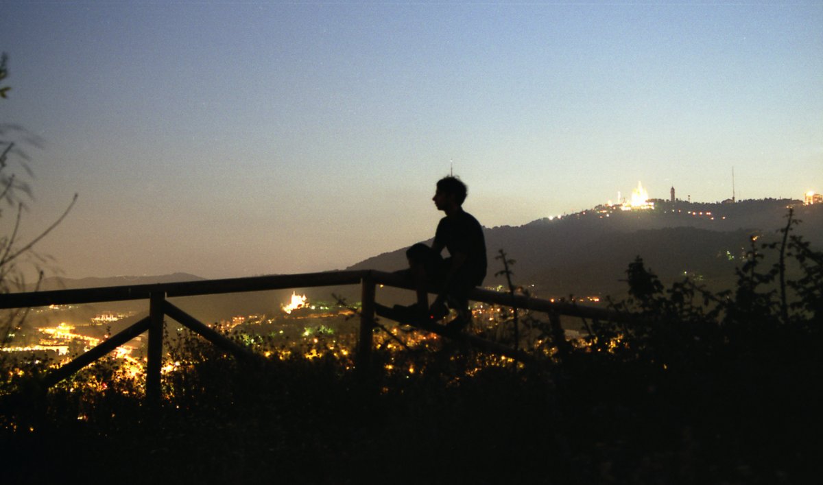 #TBT un momento en el atardecer de Barcelona