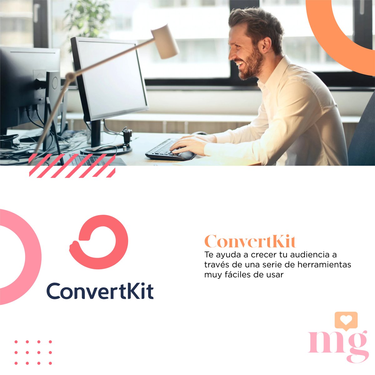 mgdigital_mx's tweet photo. Convertkit es una plataforma que está aquí para ayudarte. Convertkit te ayuda a manejar tu bandeja de emails y te ayuda a tener respuestas automatizadas. Facilísimo, ¿no crees? https://t.co/unbCjhNeof
