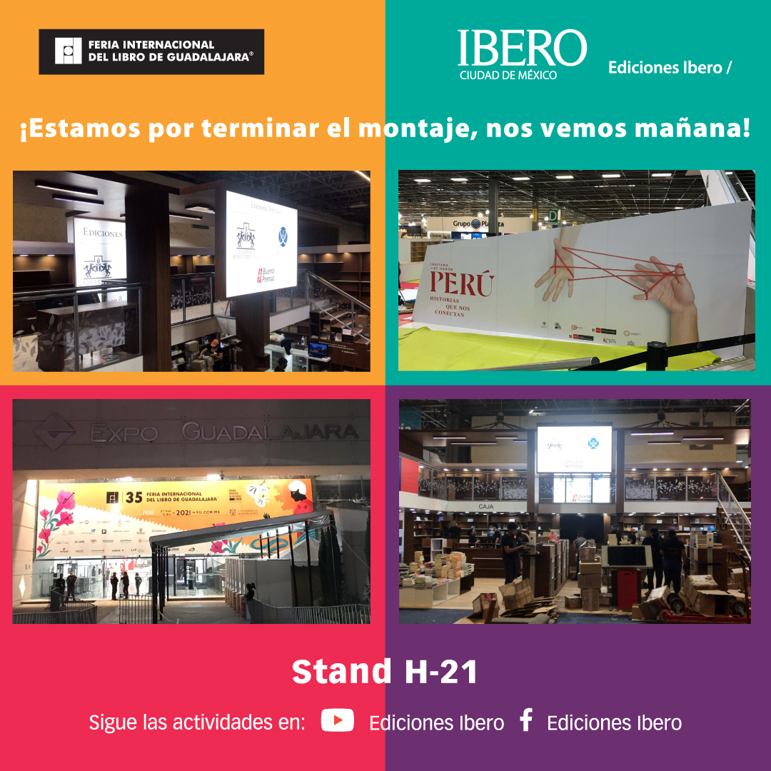 IberoPublica's tweet photo. #QueNoSeTePase
#Montaje en la #FILGDL21 @IberoPublica presente. 📚📕🐺📖 Mañana nos vemos en el #StandH21 #EdicionesJesuitas 😉 https://t.co/n1RSB962k5