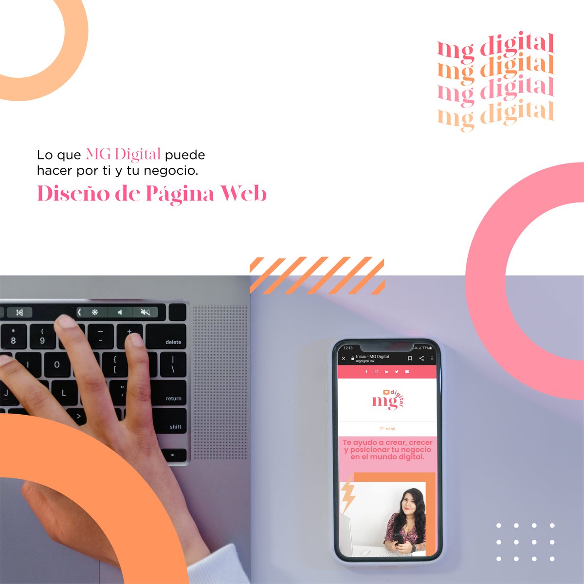 mgdigital_mx's tweet photo. ¿Quieres promover tu negocio en el internet pero no sabes como comenzar? Ven conmigo, dime tu idea y yo te entregaré un sitio web veloz y con diseño optimizado que te represente en su totalidad. https://t.co/Ni53HogFIo