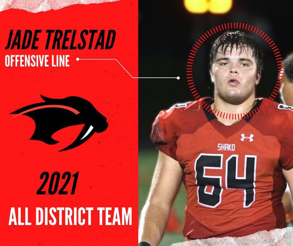 SaberFootball16's tweet photo. Congratulations to @JadeTrelstad on his All District - Offensive Line Award‼️ Way to go Jade - Well deserved‼️ #SaberPride https://t.co/ZLrQbC5BBa