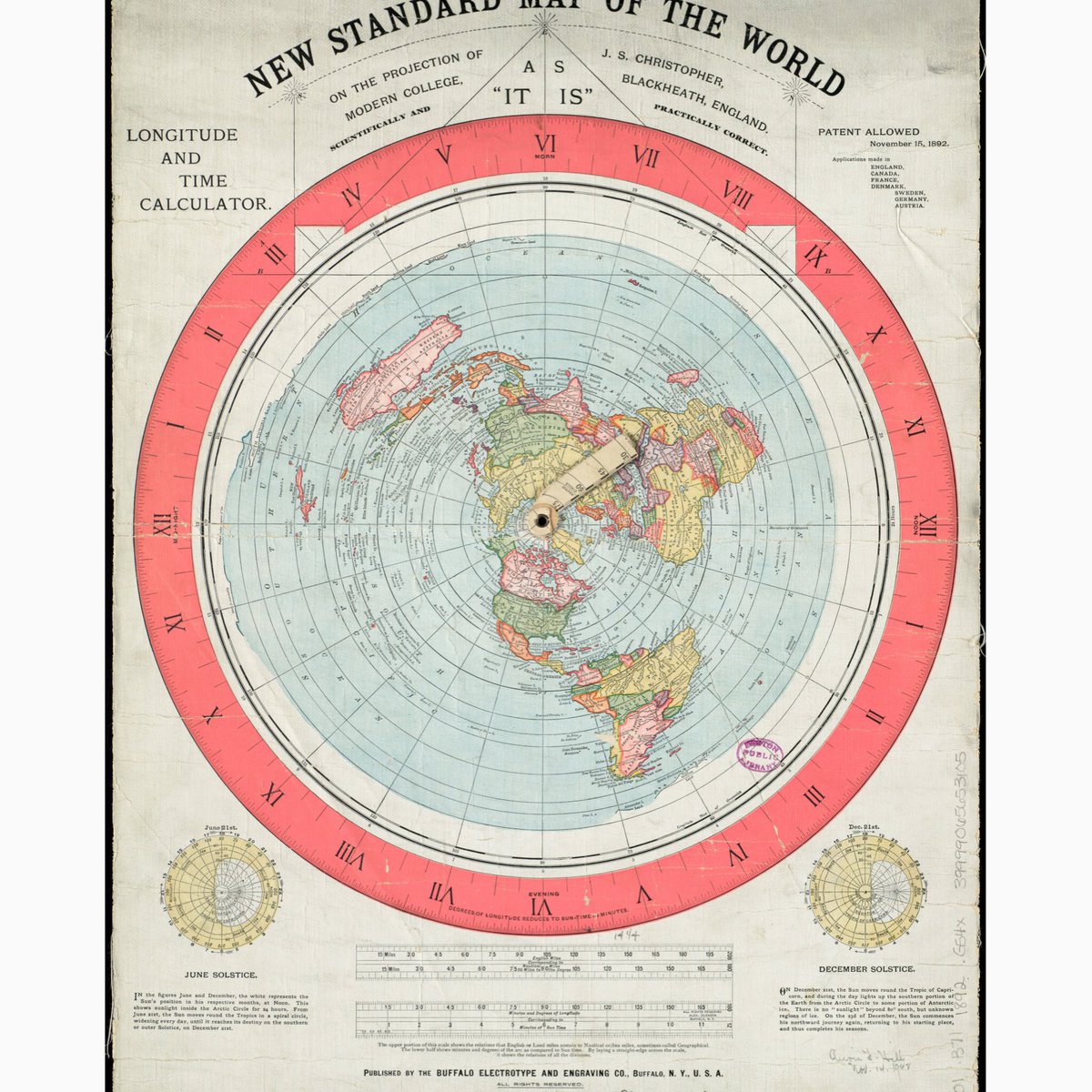 unsaidunderside's tweet photo. Many of us already know this. The UN logo IS “Gleason’s 1892 new standard map of the world” rotated 90 degrees counter clockwise. It’s an EXACT match. https://t.co/gUHnpI1yq2