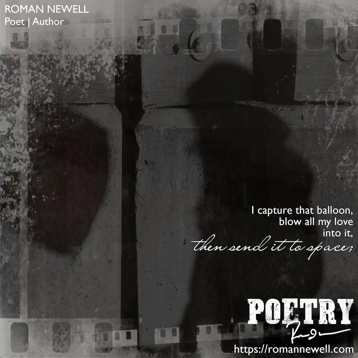 dajc_thoughts's tweet photo. โI capture that balloon,
blow all my love
into it,
then send it to space;โ
one of my fav #poet & #author isโฆ
Roman Newell
https://t.co/if9rQ2cAMz
#readandfollow #authorstoreadandfollow #worthreading #pleaseRT #poetrycommunity #poetry #darkpoetry #newprojects #weekendreading https://t.co/IMcjtcNpCC