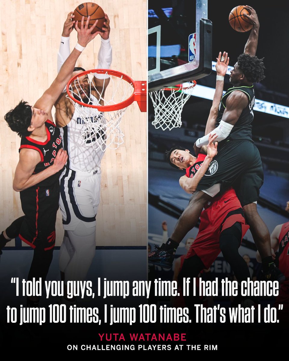 ESPNNBA's tweet photo. Yuta fears no one 😤 https://t.co/TYRYtxiVJl