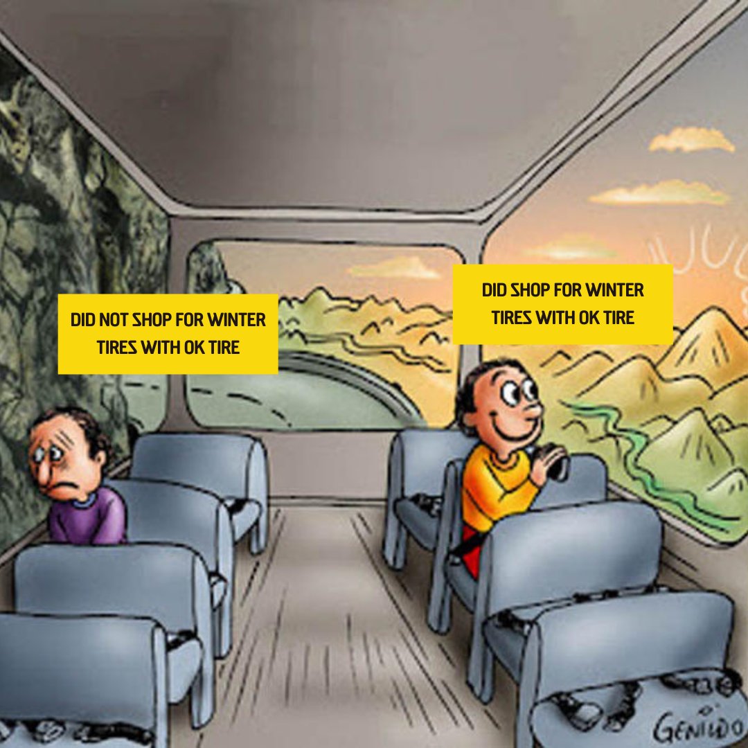 We know which seat we're taking!