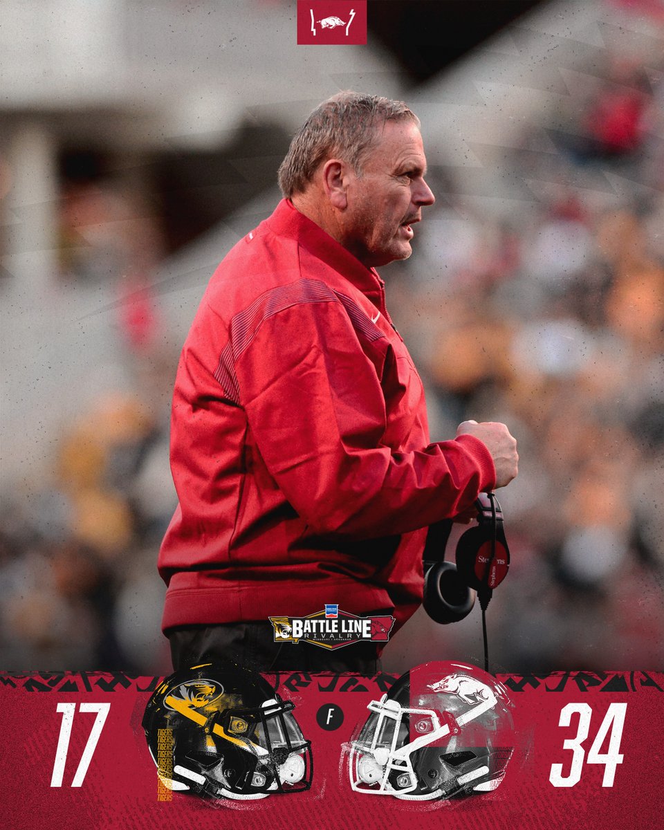 RazorbackFB's tweet photo. That'll do https://t.co/2tOFjX0CAL