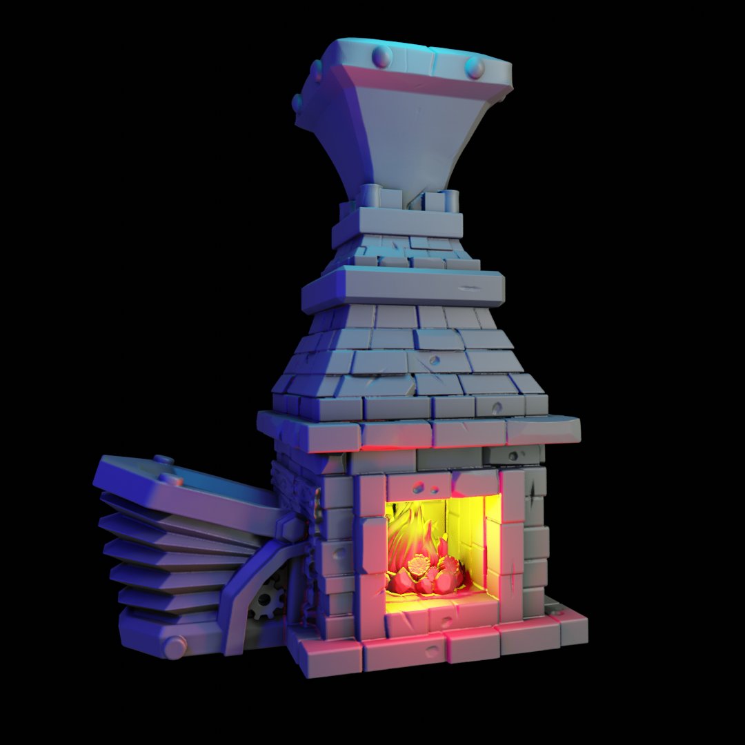 Everyone needs a forge in town, right?

Come find this amazing model on our Etsy!

3D Model by: BitetheBullet Studio

#dnd #dnd5e #dndprops #dungeonsanddragons #rpg #tabletop #etsy