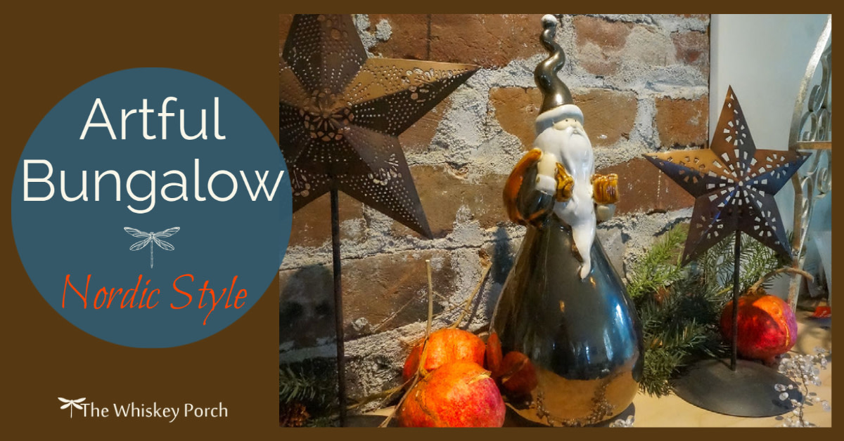 WhiskeyPorch's tweet photo. Artful bungalow décor. Nordic style inspiration:  https://t.co/ted4PUGPM2  #winter #holidaydecor #winterdecor #nordicstyle #nordicholiday https://t.co/BS61DjReLv
