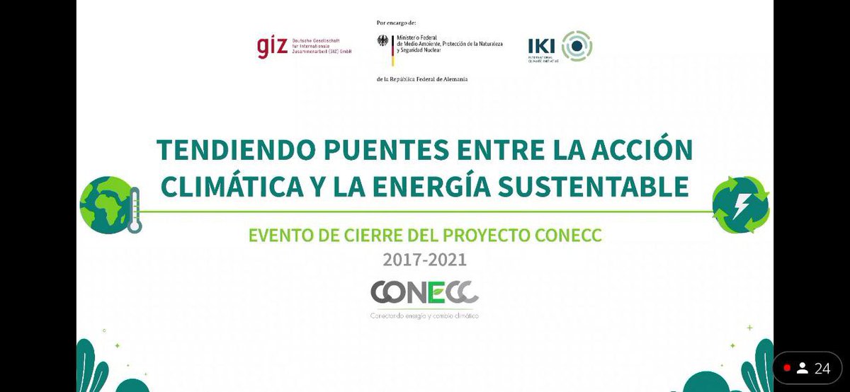 En el cierre del proyecto <a href="/Conecc_Mx/">Conecc_Mx</a> de @GIZMexico, nuestro titular <a href="/sergio_grafm/">Sergio Graf Montero</a> habló de los mecanismos que se han desarrollado con la Comunidad Climática Mexicana y la Alianza Empresarial por el Clima para descarbonizar a Jalisco a través de acciones climáticas.