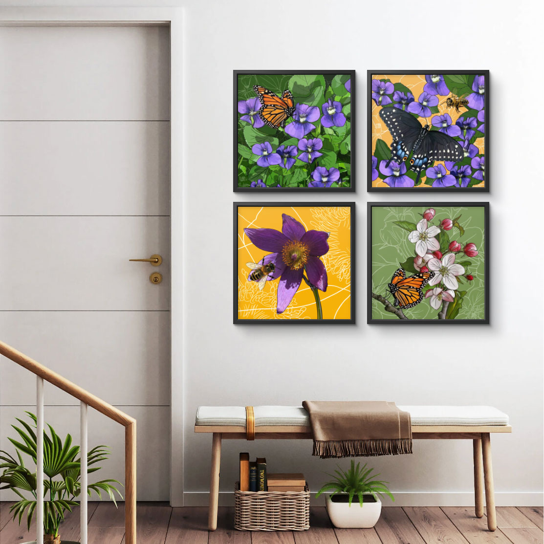 nikkimayart's tweet photo. 2022 State Flowers + Insects Calendars (with a juicy discount!), an exciting new collaboration and a huge life change! Oh my! –  https://t.co/2PFwkaIhgA https://t.co/5bDSlFqE8P