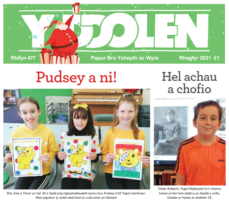 Bydd rhifyn Rhagfyr Y Ddolen yn y siopau yfory. Mynnwch eich copi!