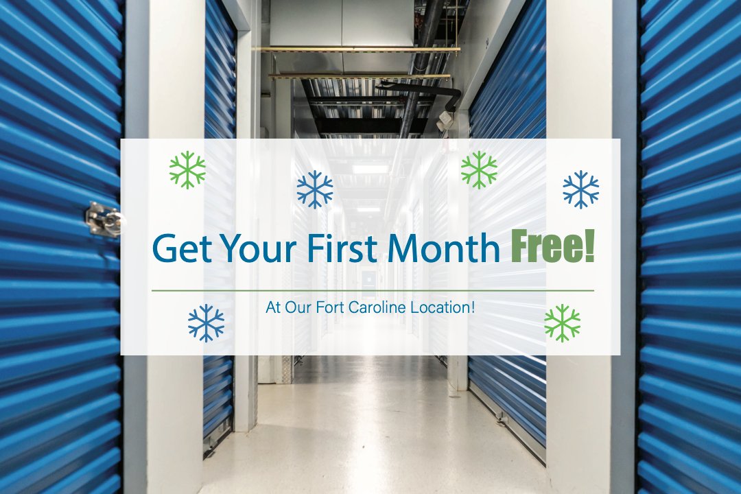atlanticssfl's tweet photo. Take advantage of our Ft. Caroline discount to have the perfect place to store your presents for the holiday season! Get your first month free when you prepay your second month right now! Reserve your unit at https://t.co/0OGAGhb3AV.

#AtlanticSelfStorage #Holidays #Discount https://t.co/BaSRvlTbZF