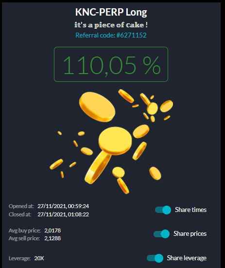 The_Speculos's tweet photo. #sclaping : Un RSA en 8 minutes chrono sur un sub #FTX isolé; sur la #crypto $KNC à 00h59 ... 💸 https://t.co/V7cfrezod1