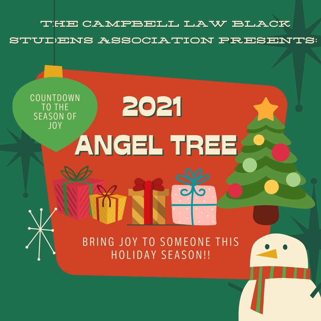 #CampbellLaw's <a href="/CampbellBLSA/">Campbell Law BLSA</a> has partnered with <a href="/BBBSTri/">BBBS of the Triangle</a>, <a href="/MillerLawNC/">Miller Law Group</a> and <a href="/AJAttorneys/">ajattorneys</a> for a holiday toy drive. Each donation will go to a local child in need in time for the holiday season! Drop off your toy donations in the foyer on the 1st floor until through Dec. 10!