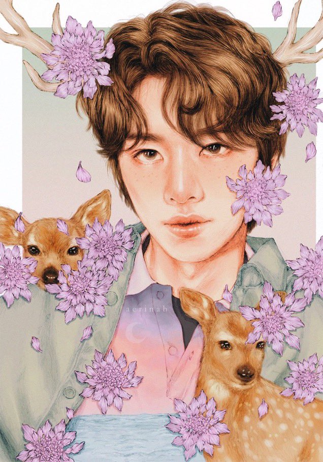 artbyaerinah's tweet photo. hi i’m aerinah and i mostly draw nct and flowers 🌸
 #NCTzenTalentDay https://t.co/iI3vOfTkA4