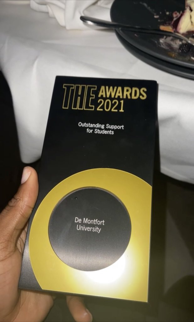 Won a <a href="/timeshighered/">Times Higher Education</a> award yesterday with an amazing team of people at <a href="/dmuleicester/">dmuleicester</a> 

It’s not often you have a university fight to make something happen exactly the way you suggested it. 

For the students that took part—myself included… we feel heard. I feel heard