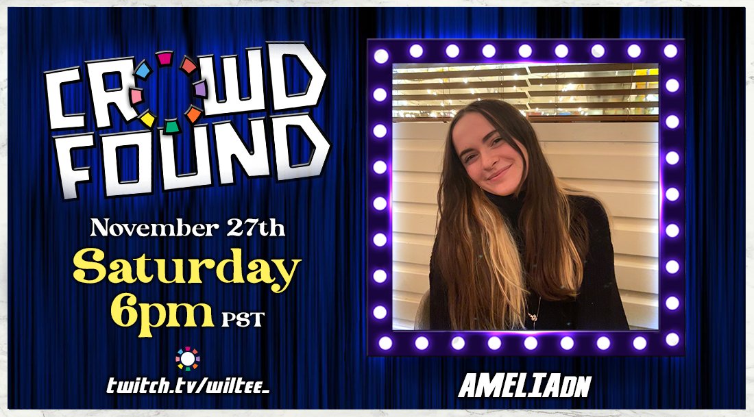 wilteeontheweb's tweet photo. She will either know none of the answers tomorrow, or all of them. This should be good...maybe. Probably.
@ameliadn__ is joining up for Week 3! || #CrowdFound π§ π‘ https://t.co/1Cswd9UnB3