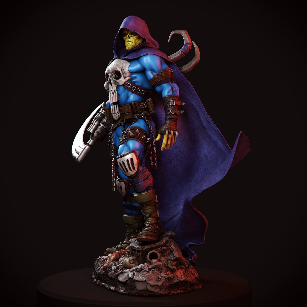 Grim Reaper Done :). just need to finish printing him.
#grimreaper #marvel #zbrush #statue