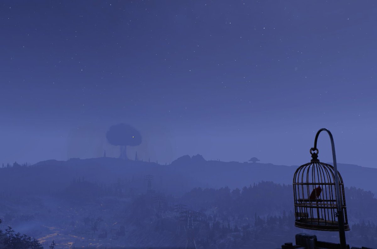 SophiaY78785741's tweet photo. New camp, new views!
#fallout #fallout76 #enddomesticviolence #doitforgabby #camp #build #WomensRights #HumanRights #appalachia #westvirginia https://t.co/fHKVUDlMFb