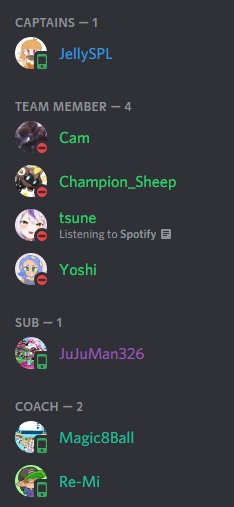 YoshiChris08's tweet photo. @SplBall @Virjay2 and @Magic_Octo join forces to make 8Ball the GREATEST DIV 8 TEAM THE COMMUNITY HAS EVER SEEN. https://t.co/xrW1ngTKaM