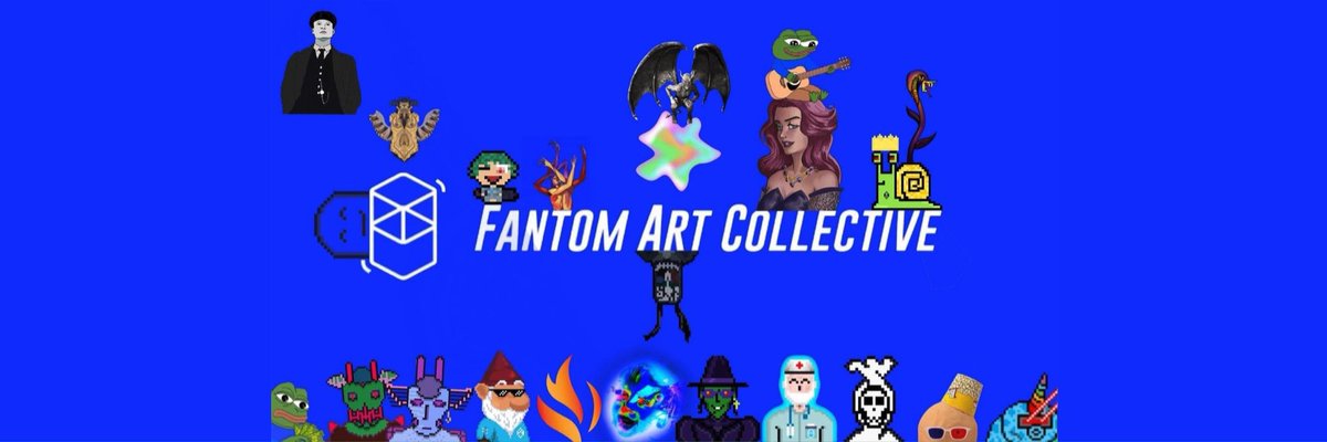 We encourage all artists within $ftm to join our discord and add a piece of their collection to our banner 😁! 
We have some awesome projects included already 🔥! 
All artists feel free to tag any artist friends you may have with collections within $ftm 💙😉.