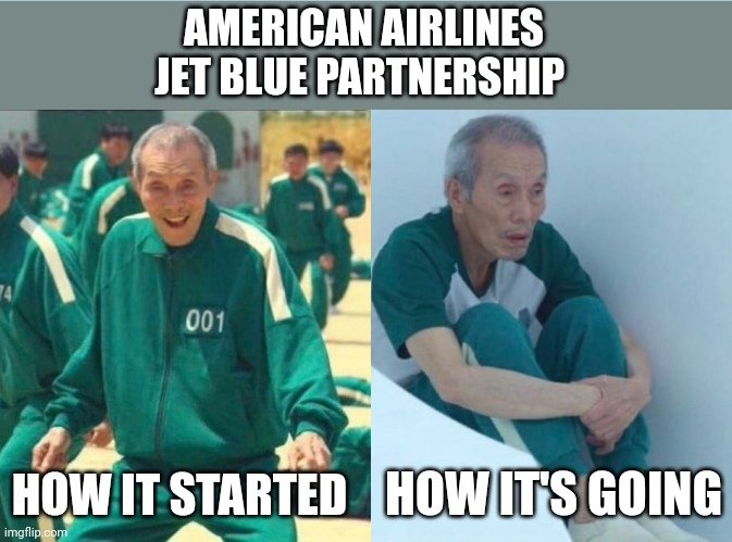letojj's tweet photo. @AmericanAir @JetBlue AA Avantage members are being treated like steerage on AA flights operated by Jet Blue. I couldn't check-in online, had to wait in line at JFK for 1 hr and then beg the gate attendant to be seated with my wife

#aairlines #jetblue #aasucks #jetbluesucks https://t.co/Il6eLc5cTV