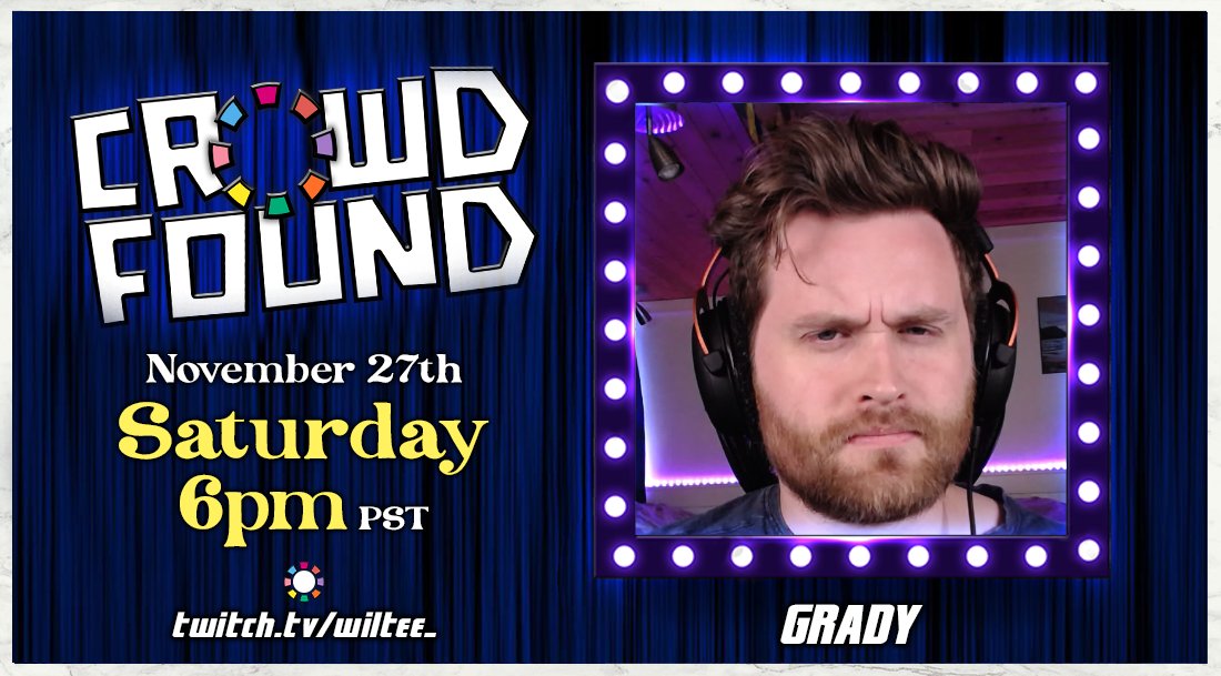 wilteeontheweb's tweet photo. Last (but definitely not least), the man with an angel's voice and a model's genetics..
The most talented builder I know, @GradyTTV is tearing it up tomorrow! || #CrowdFound π§ π‘ https://t.co/0LHcJb5ZWo