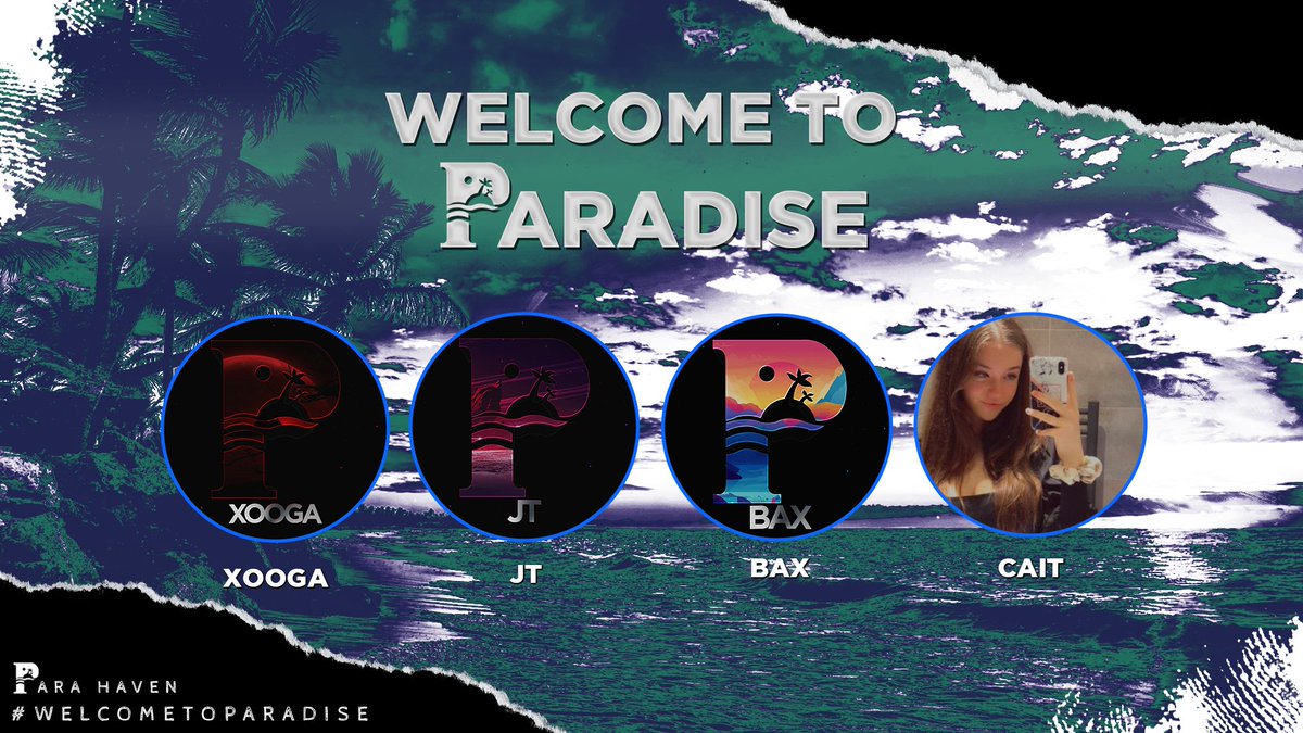 ParaHaven's tweet photo. Welcome our newest Warzone members to Paradise!!
#WTP🏝️
🌴@Xooga_
🌴@JayTeeee16
🌴@wyaBAX
🌴@ttvcklaura https://t.co/wSKTcUw8Wi
