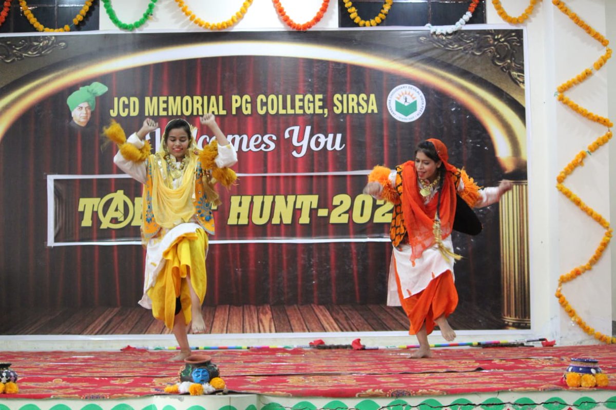 JCDVSRS's tweet photo. जे.सी.डी. मेमोरीयल कॉलेज के प्रतिभा खोज समारोह का हुआ आयोजन और सामने आए कई हुनरबाज़ #talenthunt #jcdmempg #jcdv #sirsa
https://t.co/6WAaNFfYJe https://t.co/ZZEb4jfjre