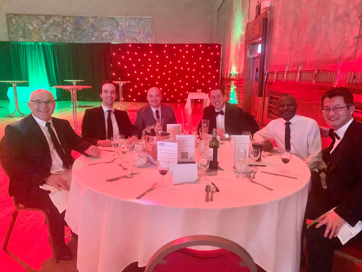 datrulecturer's tweet photo. Lovely evening with colleagues. Many thanks to Jason Guo for organising this trip to Brangwyn Hall - the occasion? IET South Wales Prestige Lecture and Dinner 2021. https://t.co/bcBh7tjcU7