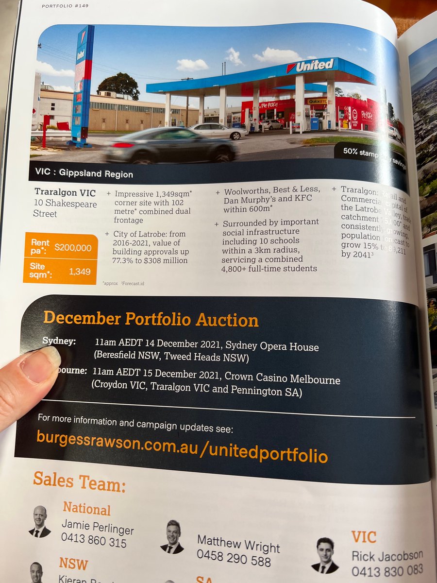 Check out this month Burgess Rawson for commercial properties, local Traralgon property is featured.