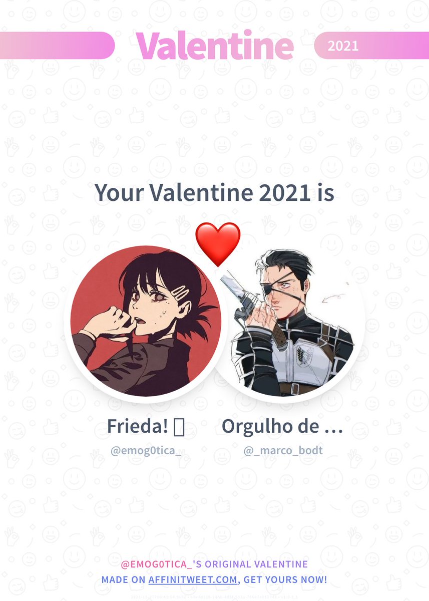 FRI3D4_'s tweet photo. ✨ Valentine

This year you're mine _marco_bodt! ❤️
And you, whom will be yours?

➡️ https://t.co/22moSoe3kZ https://t.co/S0Rii77dzF