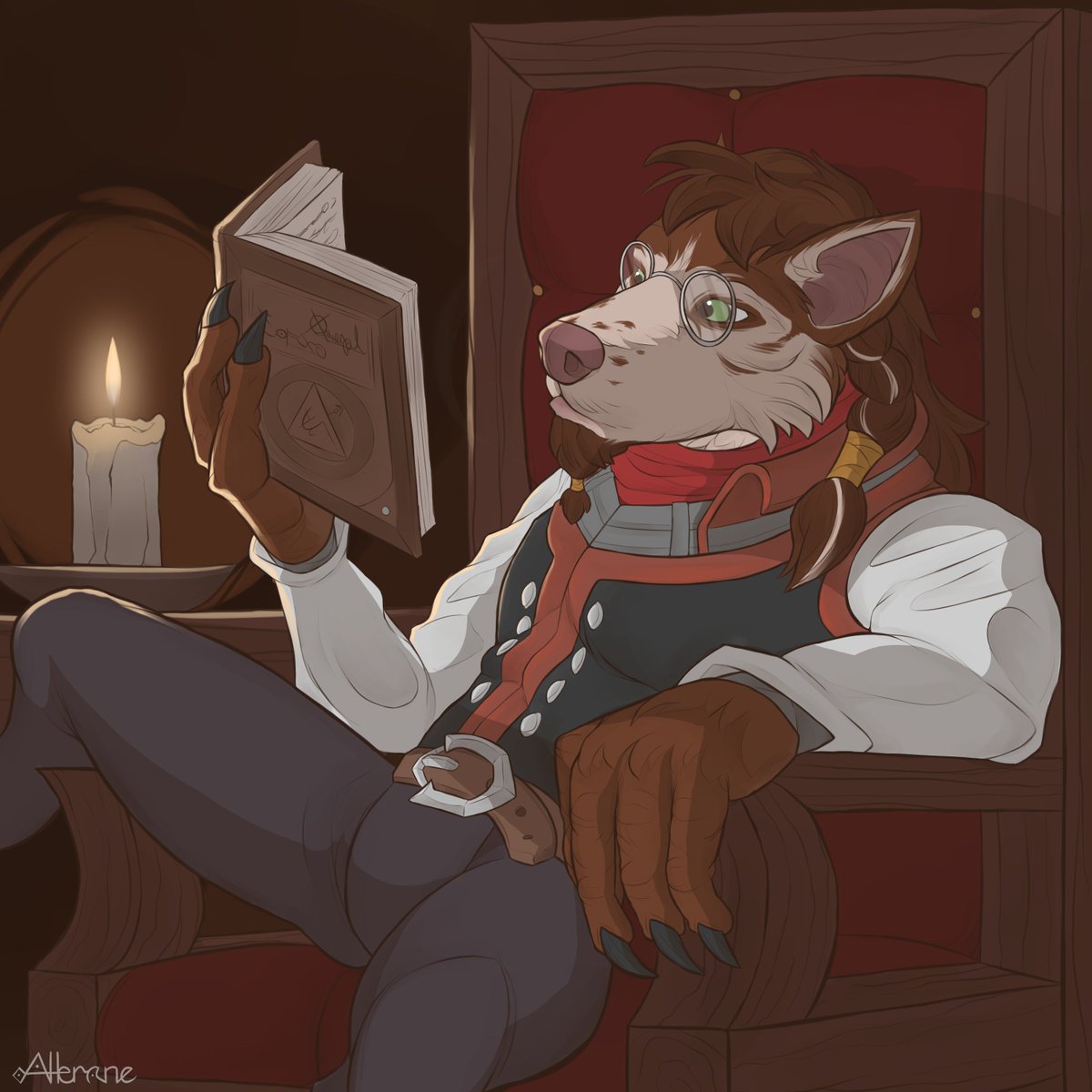 TheAtterane's tweet photo. Commission for a dear friend, @king_yeen, of his Worgen mage, Alex Payton!

#worgen #worldofwarcraft https://t.co/t5ocrlMZA1