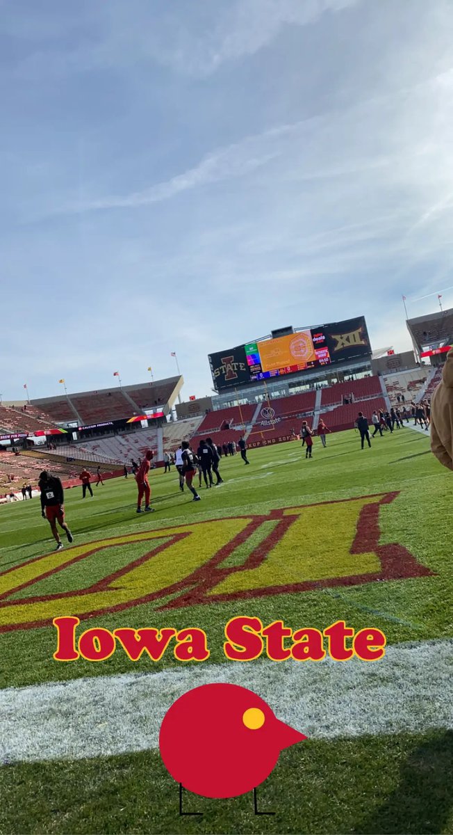 Cole_Filloon's tweet photo. Had a great gameday visit today at Iowa State University! Thank you! @DerekHoodjer @CycloneFB https://t.co/t8EpiMtcaX