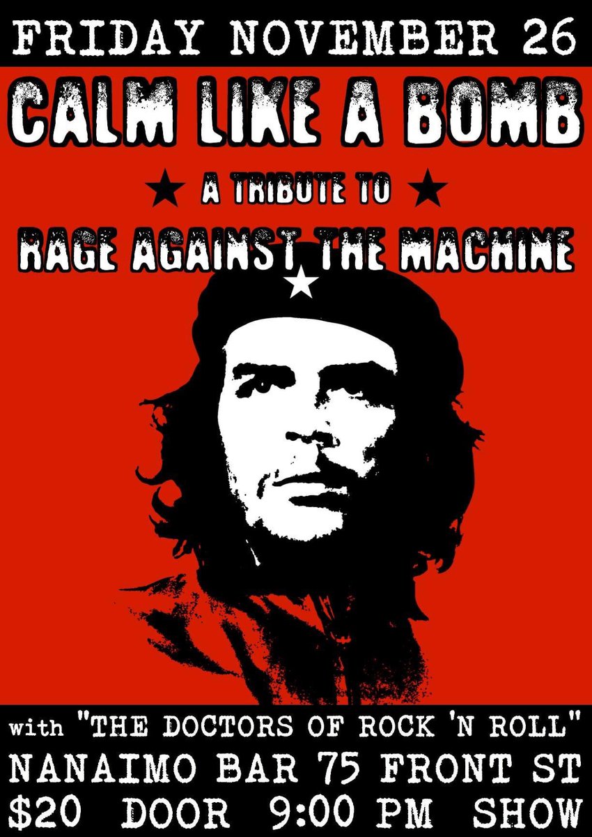 CalmLikeABombBC's tweet photo. “It’s coming back around again!” Nanaimo Bar, Nanaimo B.C. #ratm #tributeband #vancouverisland @calmlikeabombcouver https://t.co/5uky3cXtFM