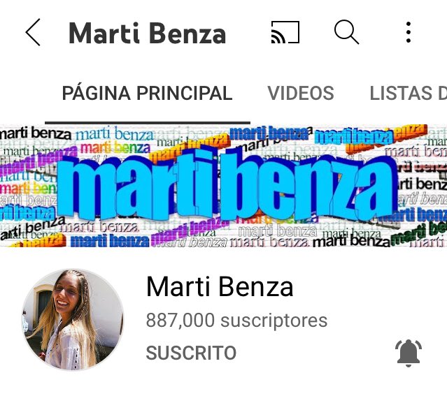 benzachot's tweet image. holaaa, este es el canal de una youtuber llamada marti benza la cual hace contenido variado y muy divertido. con su fandom estamos queriendo que llegue al millón antes de que termine el 2021, así que si no estás suscrito a su canal, suscríbete que no te vas a arrepentir&amp;lt;3