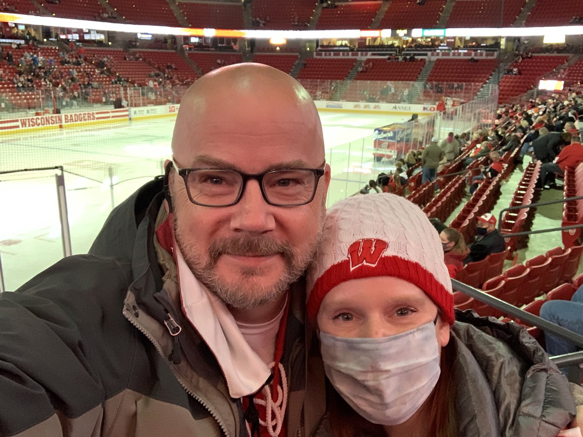 EGennerman's tweet photo. #OnWisconsin  Time for Badger Hockey win!!! https://t.co/zXOd5kjfa6