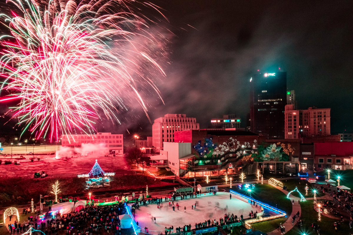 WinterBlast Fireworks in Akron, OH