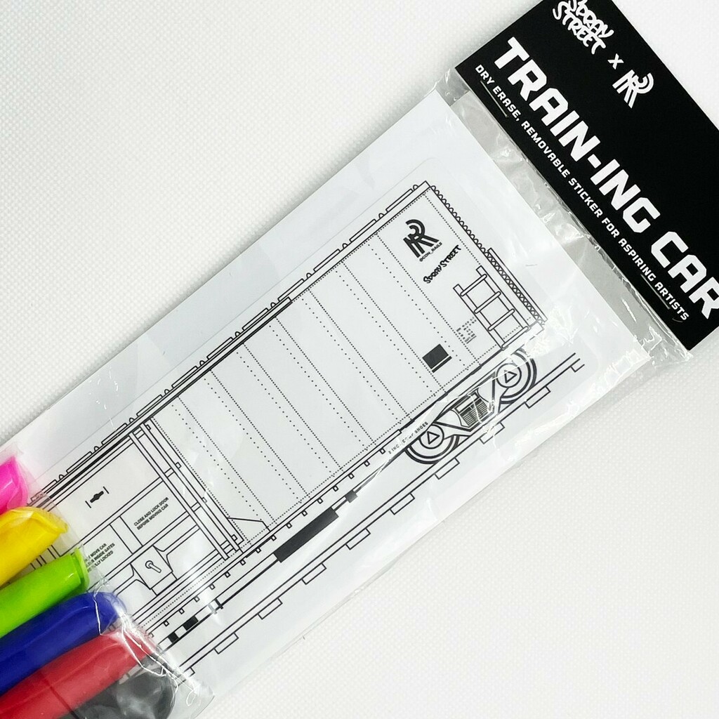 spraystreet's tweet photo. Con Rails x Spray Street
@con_rails 

For the freight heads out there. 

Removable, dry-erase stickers for the aspiring artist.

Measures 11" Long x 3 " Wide.

Includes 6 dry-erase markers.

Link in the bio and right here
https://t.co/2PXw960cgC 

#drye… https://t.co/UrRxfsEK0O https://t.co/ziGHBLXXVV
