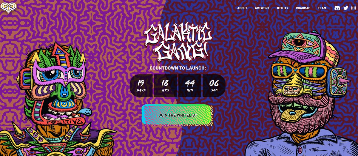 GalakticGangNFT's tweet photo. Our Website, Discord and Whitelist is officially open. Click the link in our bio to get started! We cannot wait to start this new chapter. We hope to see all the new Gang Members! #NFT #NFTcommunity #ChrisDyer #GalakticGang #ETH #Crypto https://t.co/oRvLDAxUoo