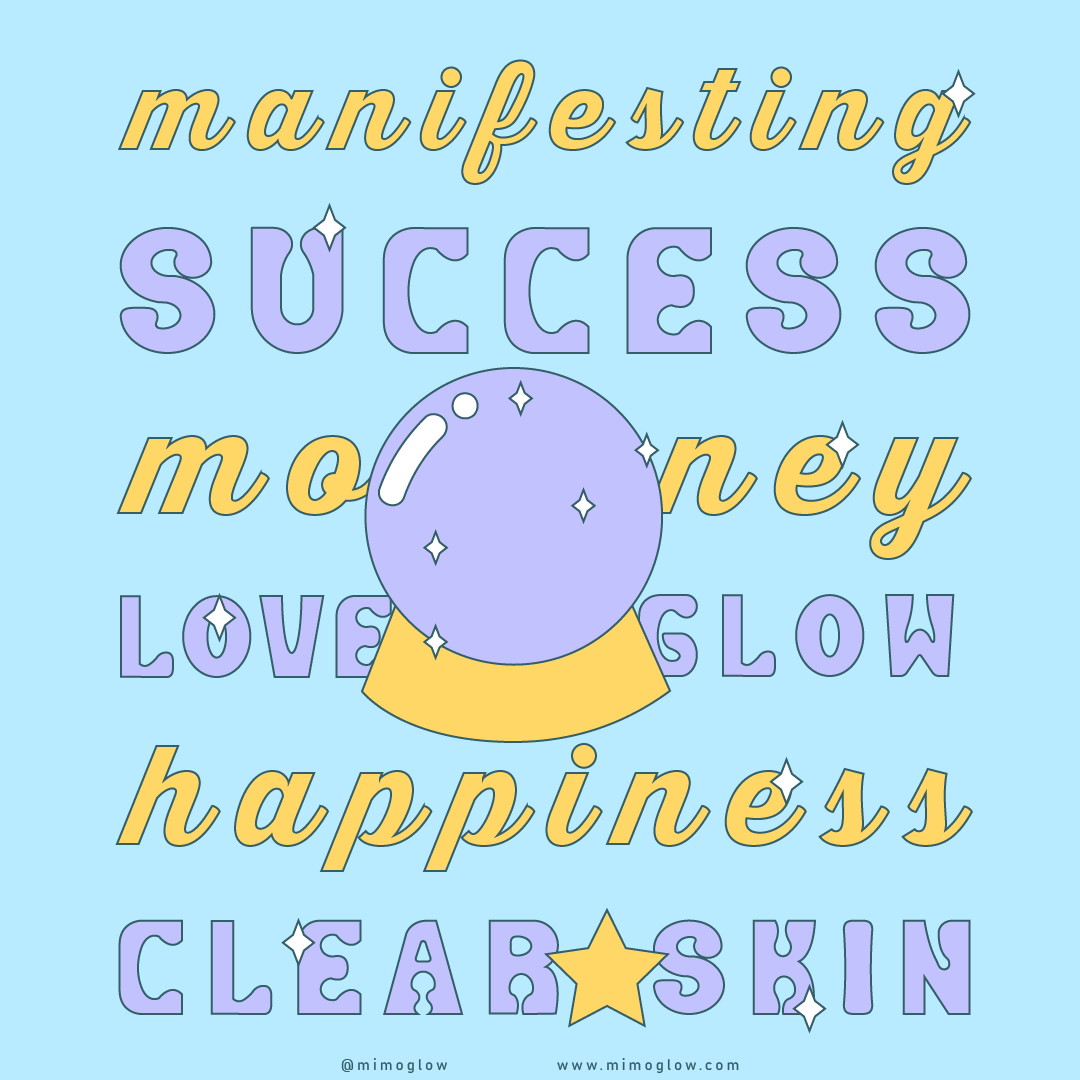 Mimoglow's tweet photo. We manifest success, money, love, glow, happiness, and clear skin for everyone. Claiming it! ✨ ⁠#manifesting https://t.co/EJNOJ7aJrs