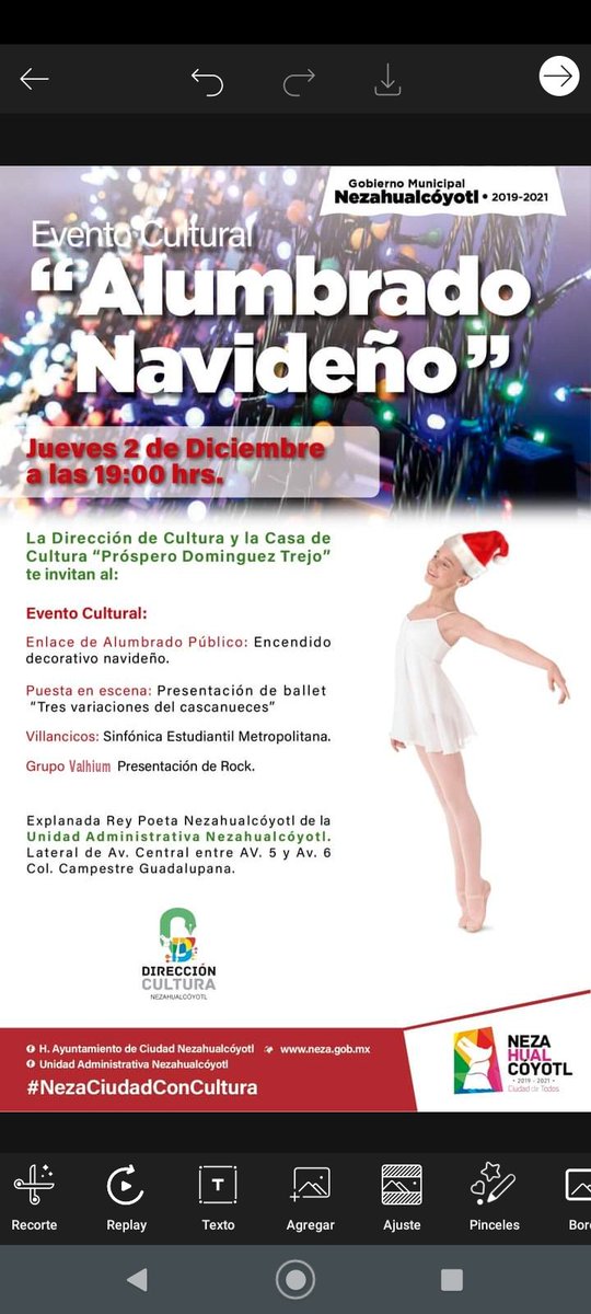 ValhiumOficial's tweet photo. Nos vemos este Jueves 2de Diciembre en la #UnidadAdministrativaNezahualcoyotl para el encendido de el arbol #NezaCiudadConCultura https://t.co/32VYTQsf3Q