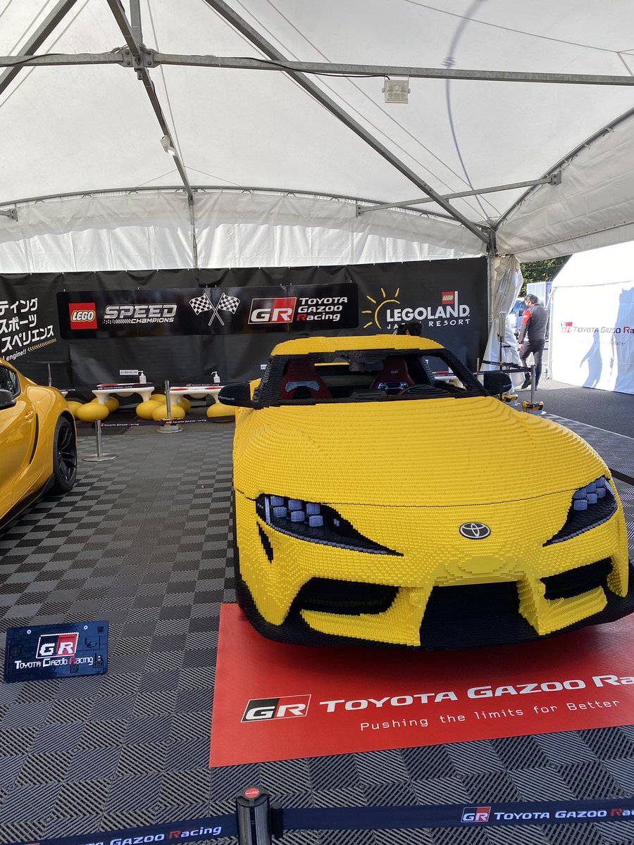 iver525i's tweet photo. 細かい部分まで作り込まれてる
#レゴランド
#GRスープラ 
#SUPER GT https://t.co/nQU6GHRJCH
