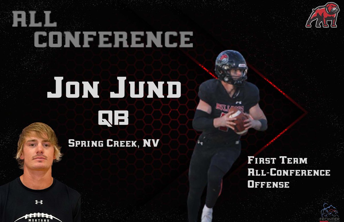 UMW_Football's tweet photo. Jon Jund, Jr QB from Spring Creek, NV. Jund led the conference in passing in overall play, both in yards per game (254.6) and TDs (33). He also ran for 446yds and 9TDs. His 42 total TDs are the most by any QB in the nation.
#DYD | #PowerOfOne | #GoDawgs https://t.co/1Os3I06wBE